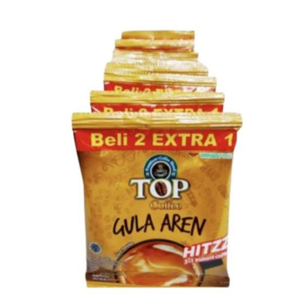 

[TOP GULA AREN] 1 renceng = 10 sachet kopi susu jahe spesial mix 22gr × 10 pcs