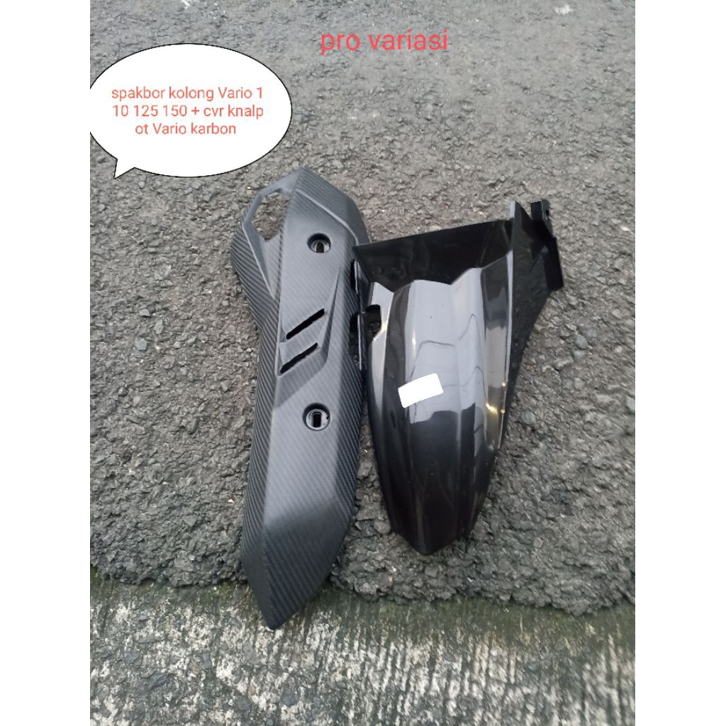 termurah di shope paketan hugger spakbor kolong Vario + tameng Vario karbon model Vietnam airblad  m