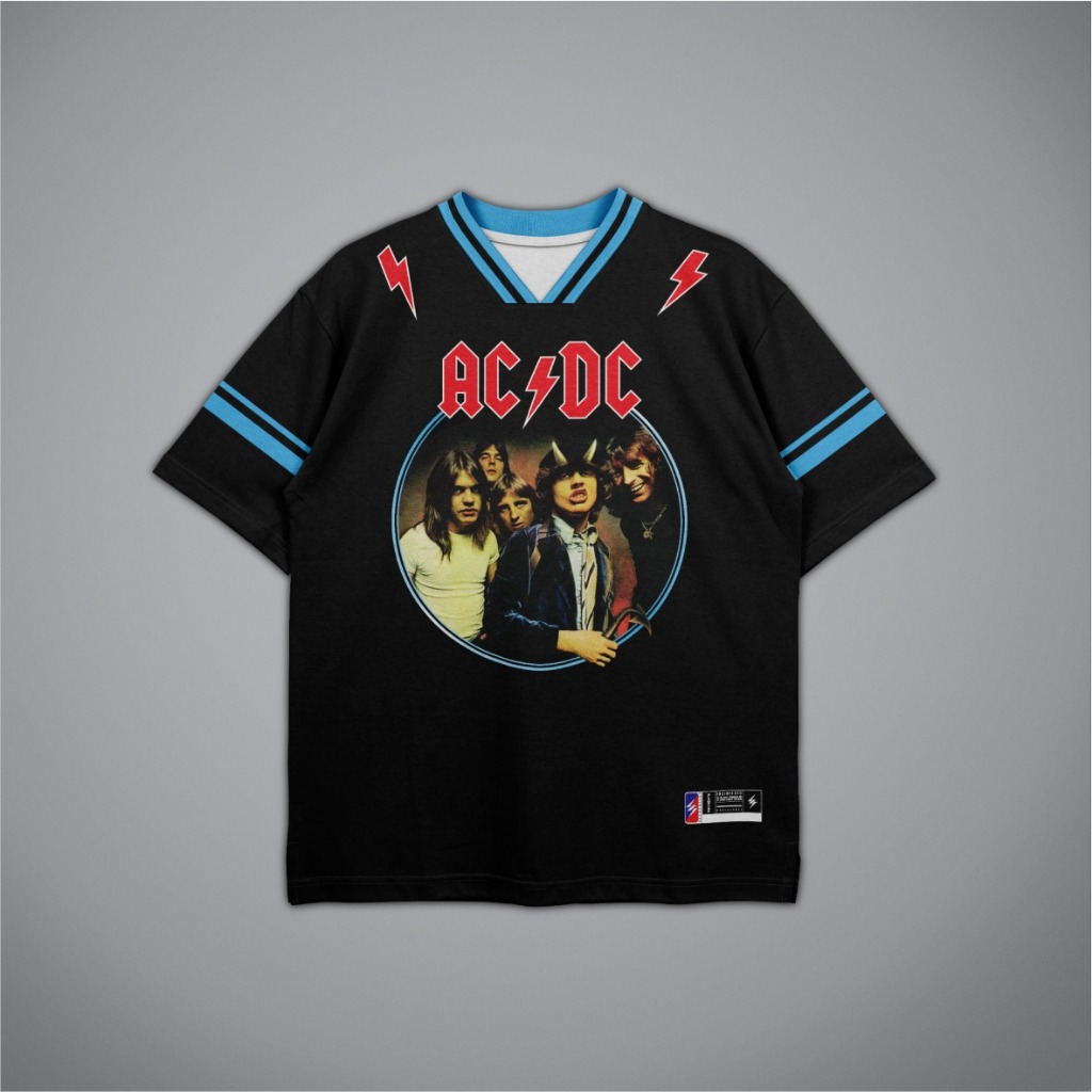 JERSEY BAND ACDC OVERSIZE // JERSEY OVERSIZE // JERSEY BAND OVERSIZE // JERSEY ACDC