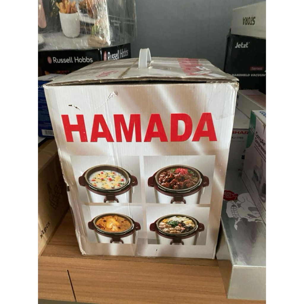 masak presto hamada cooker pressure electric preloved like new