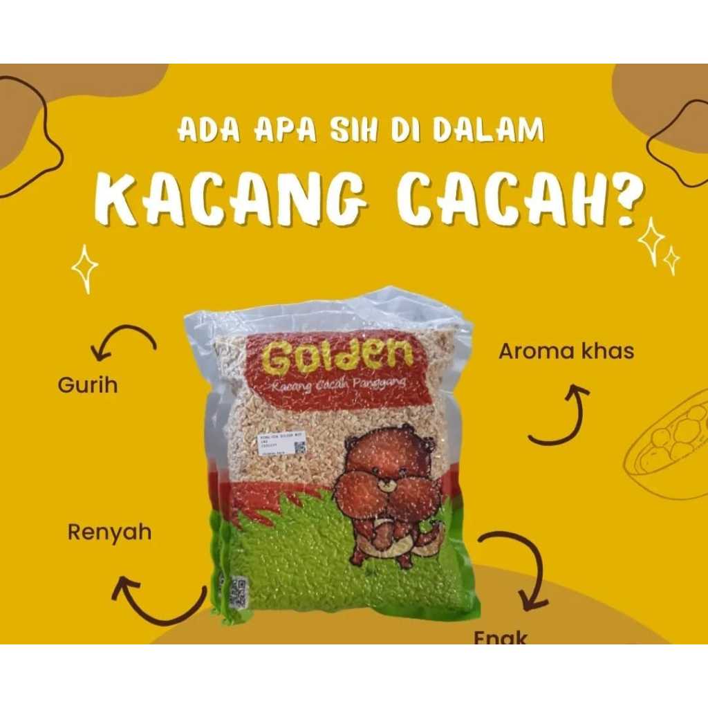 

kacang cIncang golden nut kacang cacah, sangrai 1 kg
