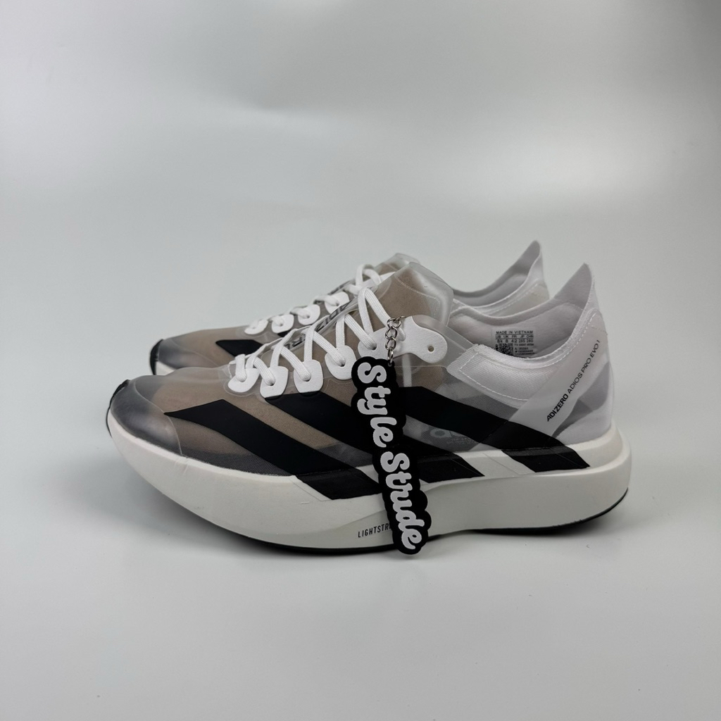 Sepatu Running Lari Ad1zero Ev0 1 White Black