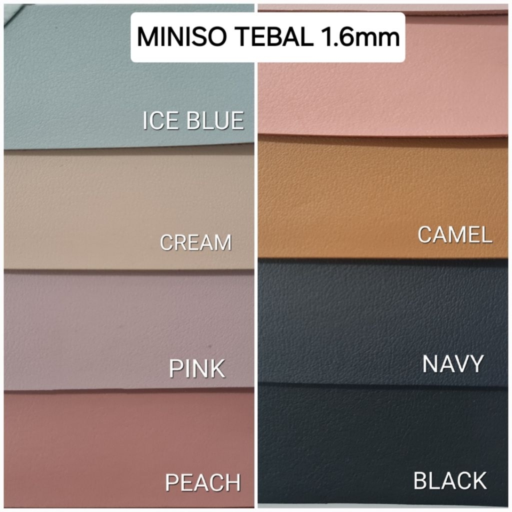 Kulit Sintetis Tebal / Colombo - Miniso Tebal Grade A