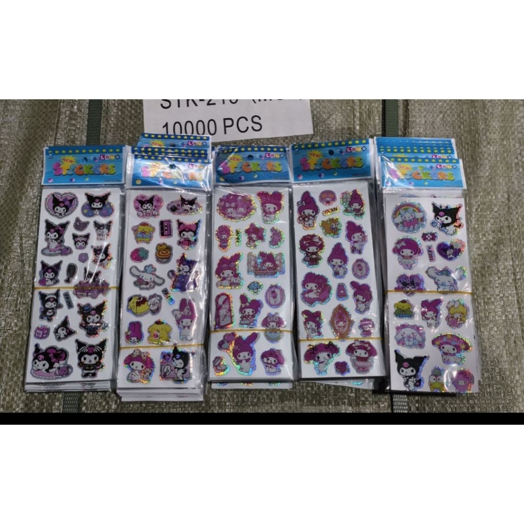 

Stiker Timbul Anime Kartun Mix 20 Pcs
