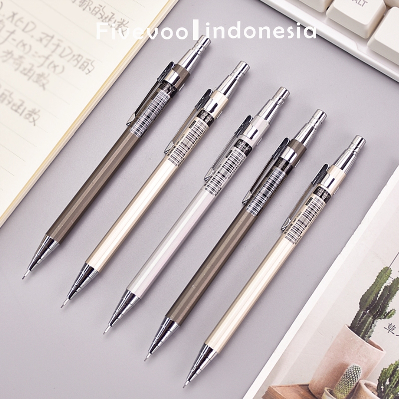 

FIVEVOO Pensil Mekanik 0.5 mm / Pensil Mekanik Dorong / Pensil Mekanik Ujian Siswa / Pensil Mekanik