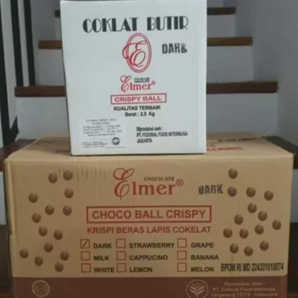 

ELMER CRISPY BALL DARK CHOCOLATE / COKLAT BUTIR ELMER KEMASAN REPACK