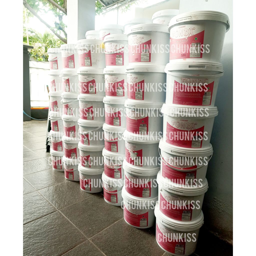 

Chunkiss FONDANT FONDX 5 KG - WARNA PUTIH WANGI VANILA