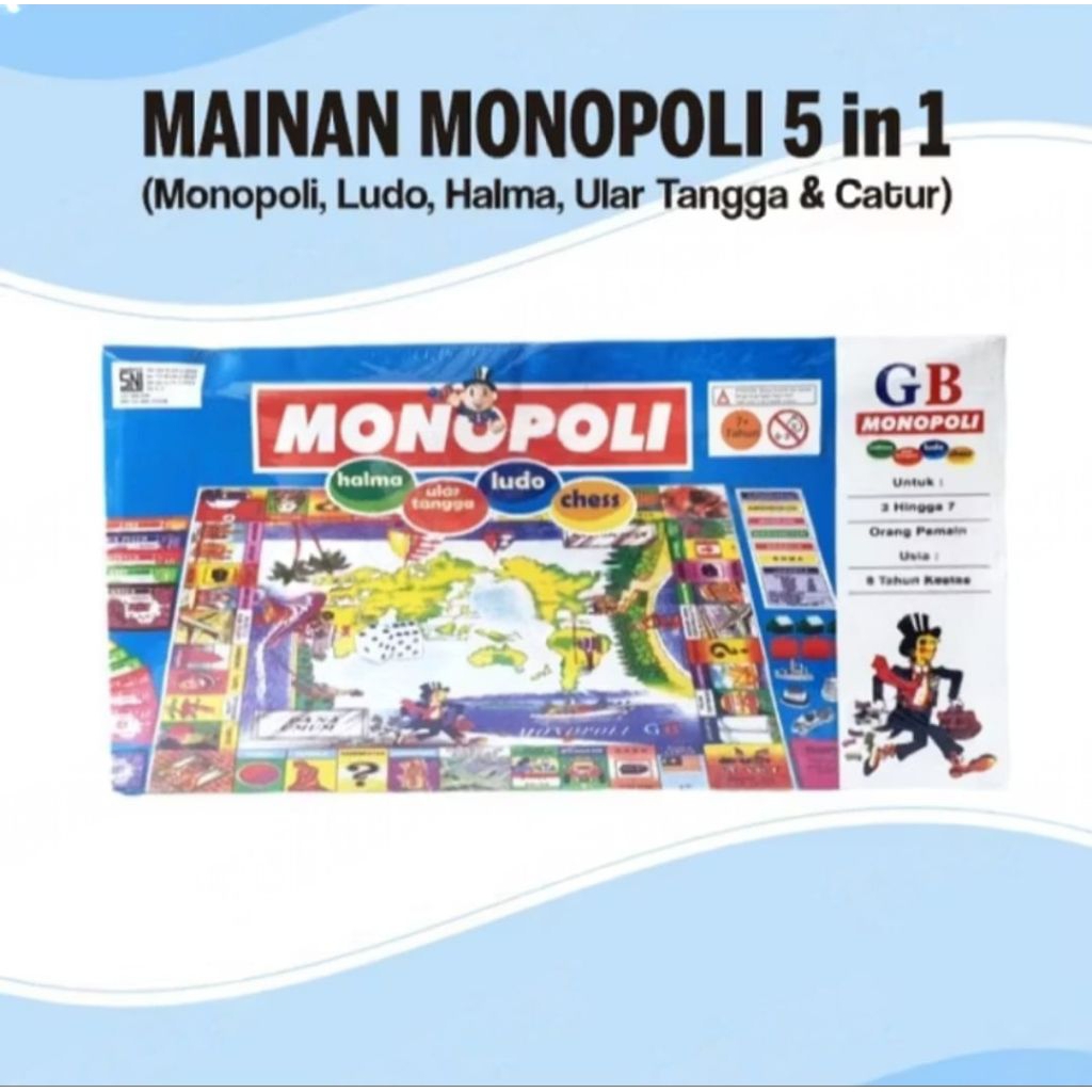 [CS] MAINAN MONOPOLI | MAINAN TRADISIONAL MONOPOLI | MAINAN ANAK MONOPOLI | MAINAN KELUARGA