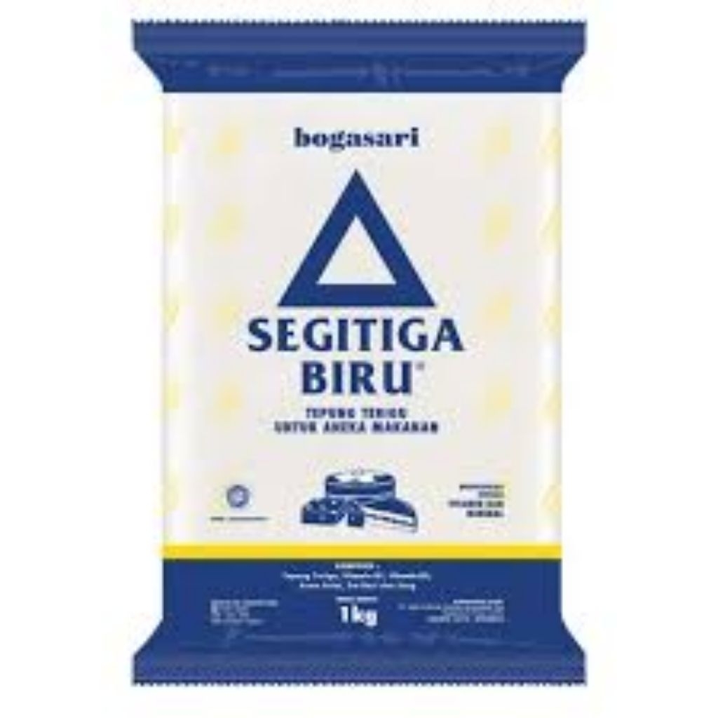 

Tepung terigu segitiga biru bogasari 1kg