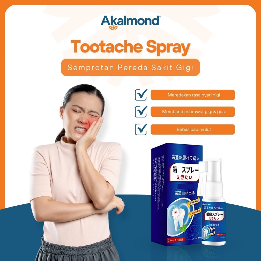 Pereda Sakit Gigi dan Gusi - Pereda Sakit dalam 30 Detik Formula Antibakteri + Perawatan Braket, Sol