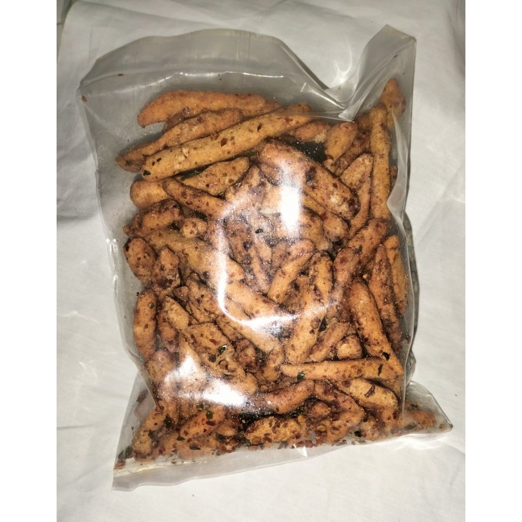 

Cemilan - basreng pedas daun jeruk - cemilan enak