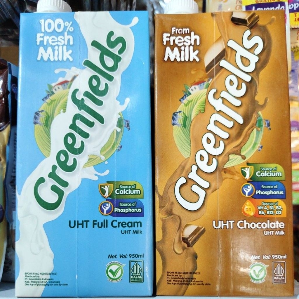 

SUSU GREENFIELDS UHT 100% FRESH MILK 950ml