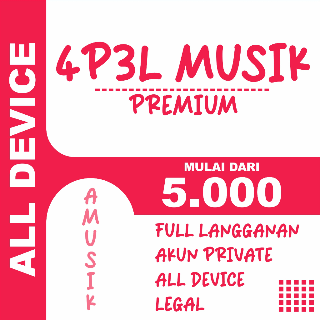 A MUSIK AEL PODS PREM PRO FULL GARANSI BULANAN - ALL DEVICE - TERMURAH - BERGARANSI - PREMIUM
