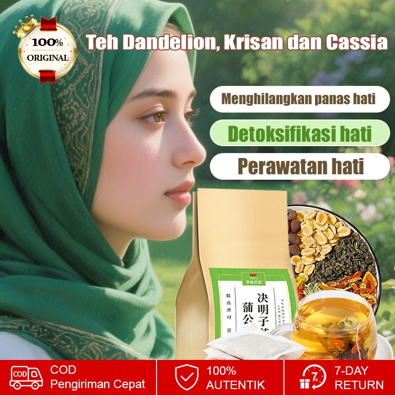 

❤️Beli 2 gratis 3❤️Teh "Bai Nian Hui Chun" dengan Dandelion dan Cassia Teh Kesehatan dan Kebugaran Teh untuk Mengurangi Panas Dalam (Kemasan Individu) Teh Detoksifikasi dan Pelangsing Kantong Teh Herbal Alami