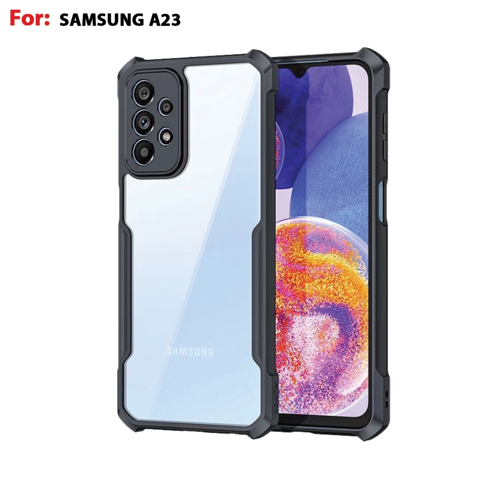 Case Samsung A23 Armor Fushion Transparent Casing