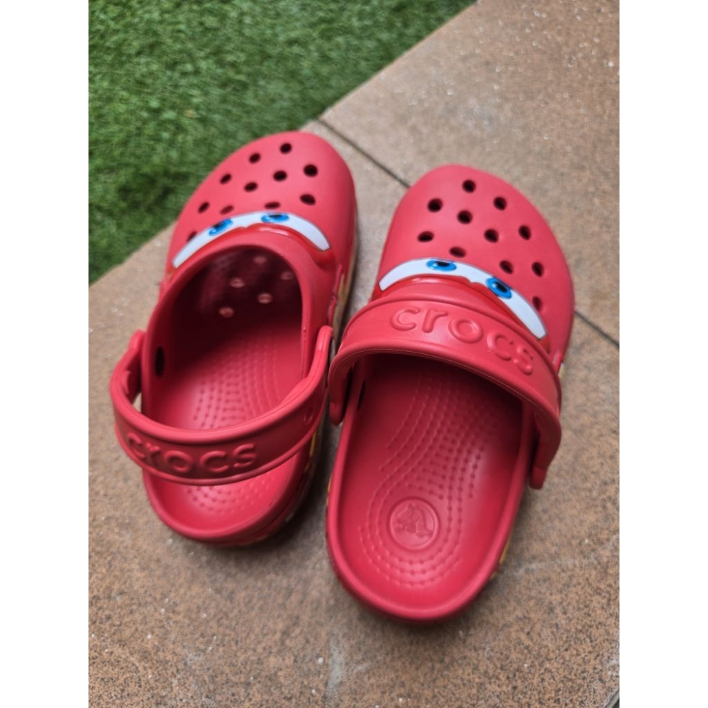 Crocs Classic Clog x Cars Lightning McQueen (100% Original Resmi).