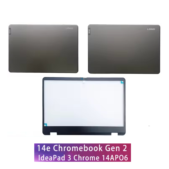 Casing Lenovo 14e Chromebook Gen 2 / IdeaPad 3 Chrome 14APO6 Lcd Back Cover Front Beze With LOGO Pal