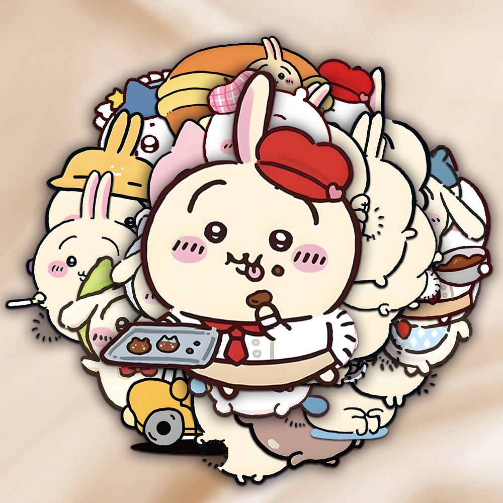 

Stiker Chiikawa Kawai 32 Pcs Scrapbook HP Laptop Tumbler Anti Air Loverstuff