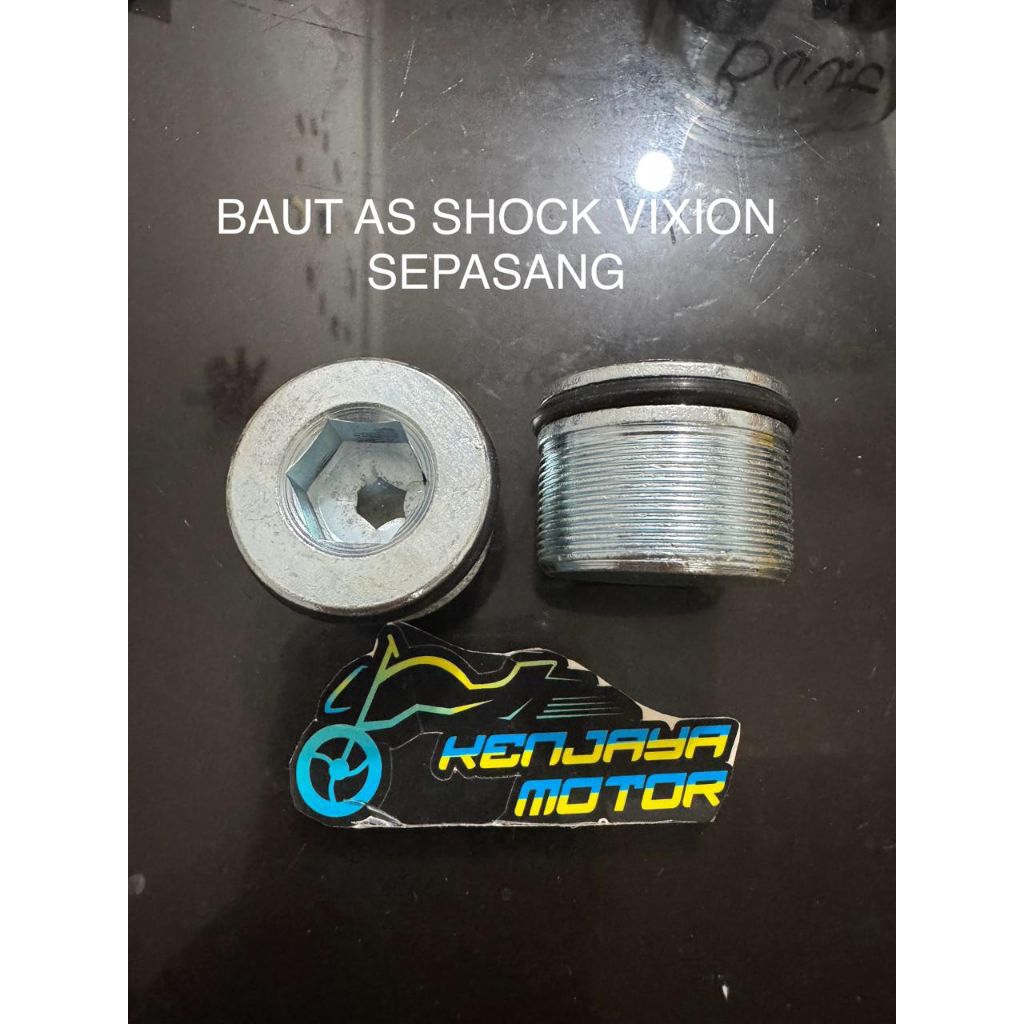 BAUT TUTUP AS SHOCK DEPAN VIXION SCORPIO SEPASANG