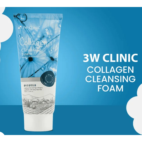 3w Clinic Collagen Cleansing Foam 100ml