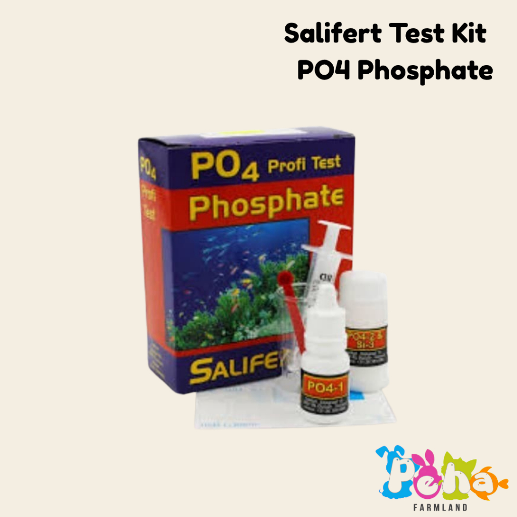Pehafarmland aquatic Salifert PO4 Phosphate Test Kit - Alat Uji Fosfat Air Aquarium