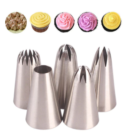 Spuit sagu keju curos bunga / Spuit tanpa sambungan TEBAL BAGUS / icing decorator / spuit wilton