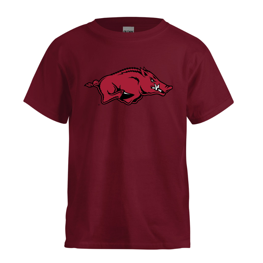 T-Shirt Kaos NCAA Arkansas Razorbacks Logo Performance