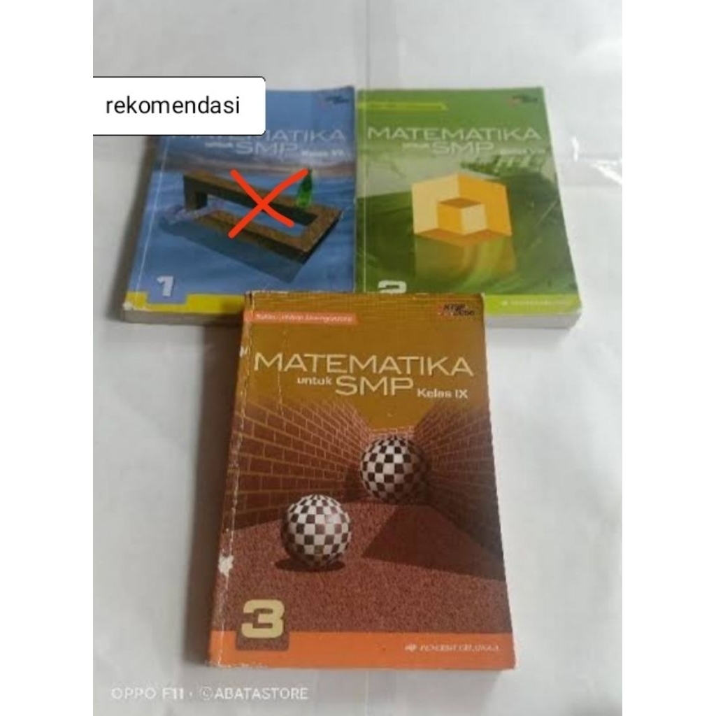 MATEMATIKA SMP KELAS 7 8 9 ERLANGGA BEKAS