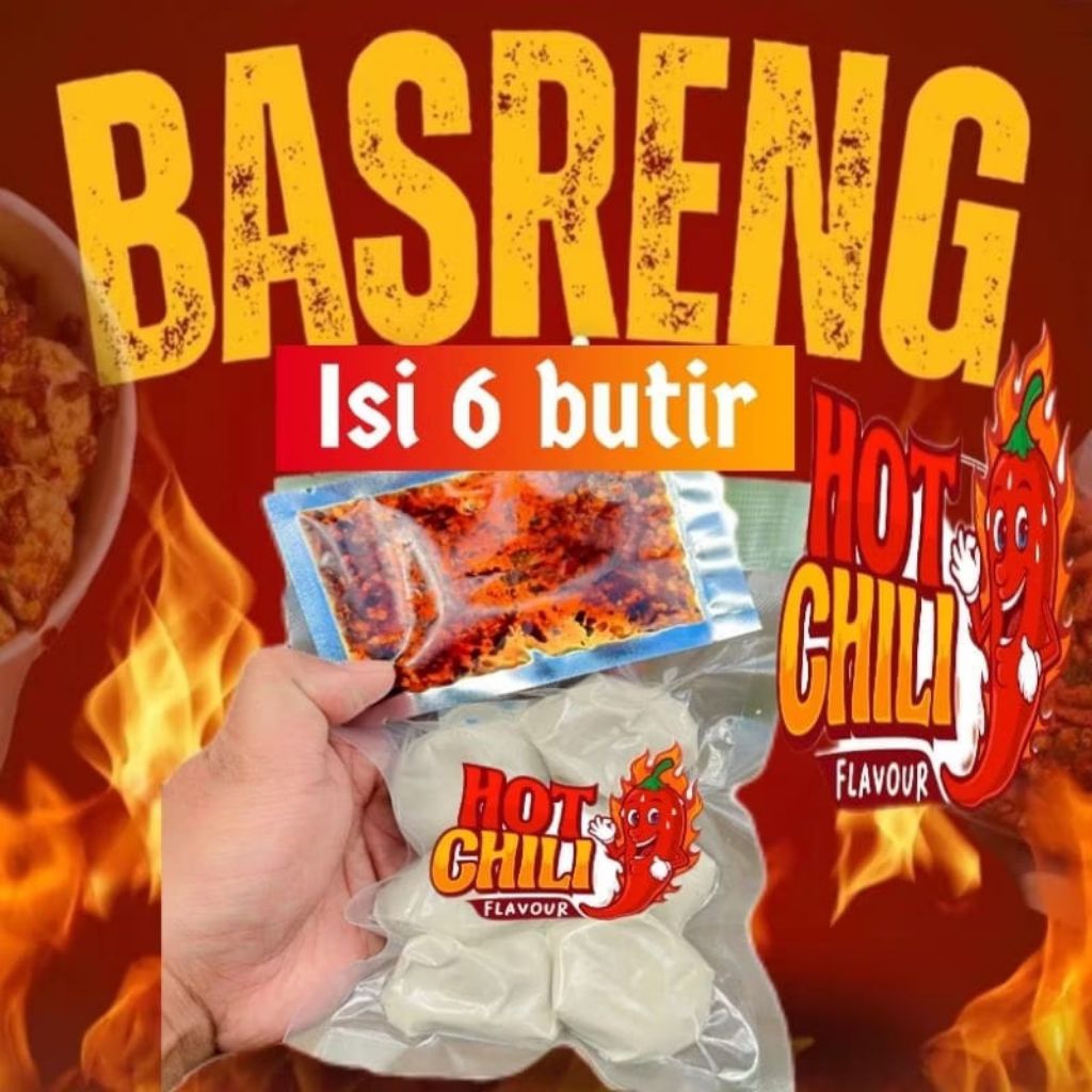 

Basreng Mentah isi 6 plus CHILI OIL VIRAL