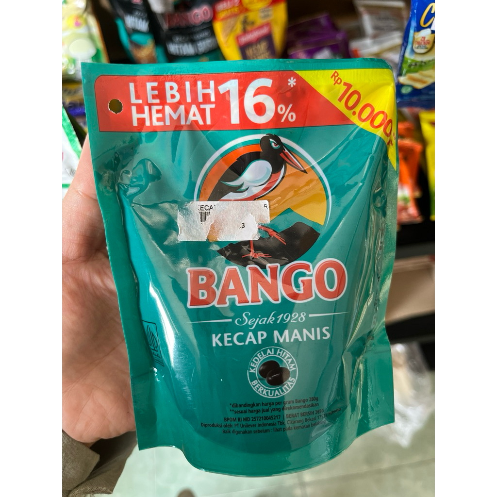 

Kecap Manis Bango 280gr