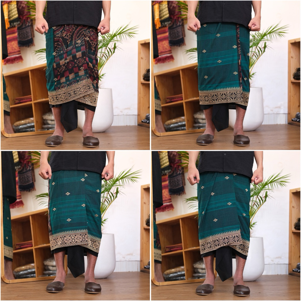 SAPUTAN ENDEK BORDIR (HIJAU) / BUSANA ADAT BALI / SPT.EDK.005