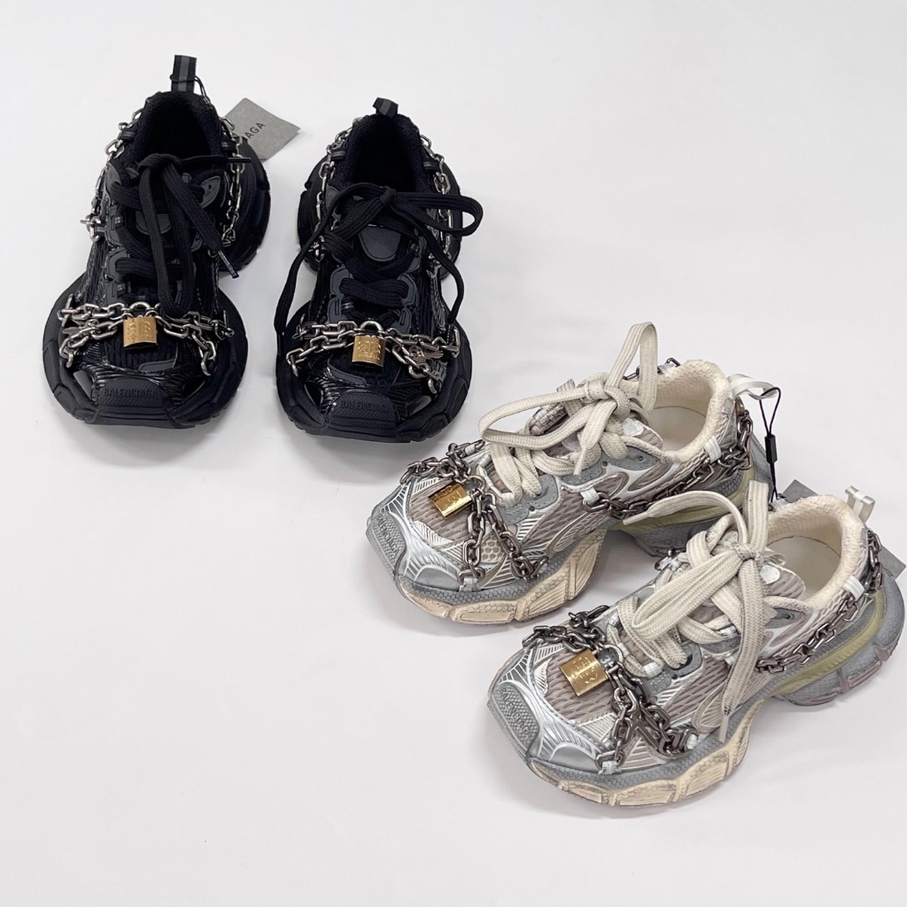 Chain lock Paris nine generation 3xl dad shoes men's and women's 2025 summer hot old platform soled 