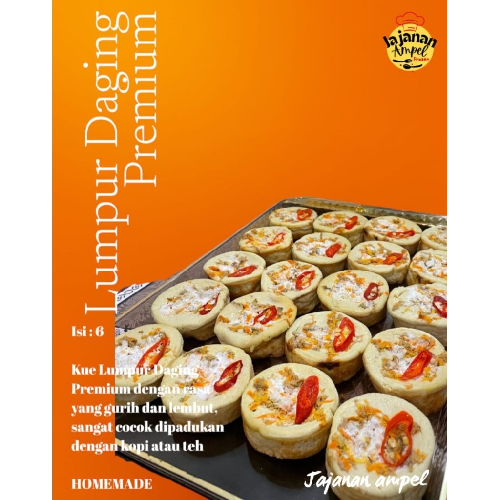 

LUMPUR DAGING PREMIUM isi 6/pack