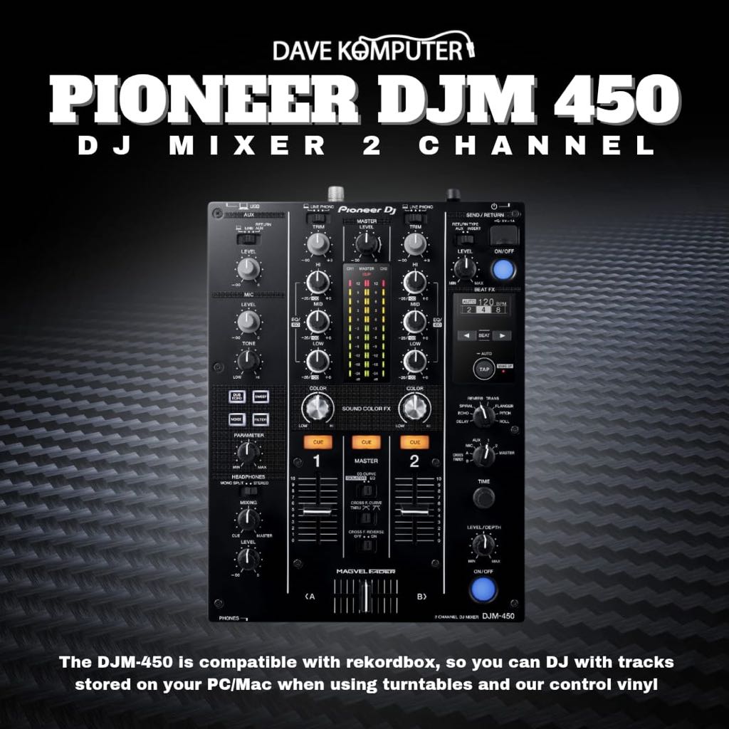 Pioneer DJM-450 / DJM 450 / DJM450 DJ Mixer 2-channel