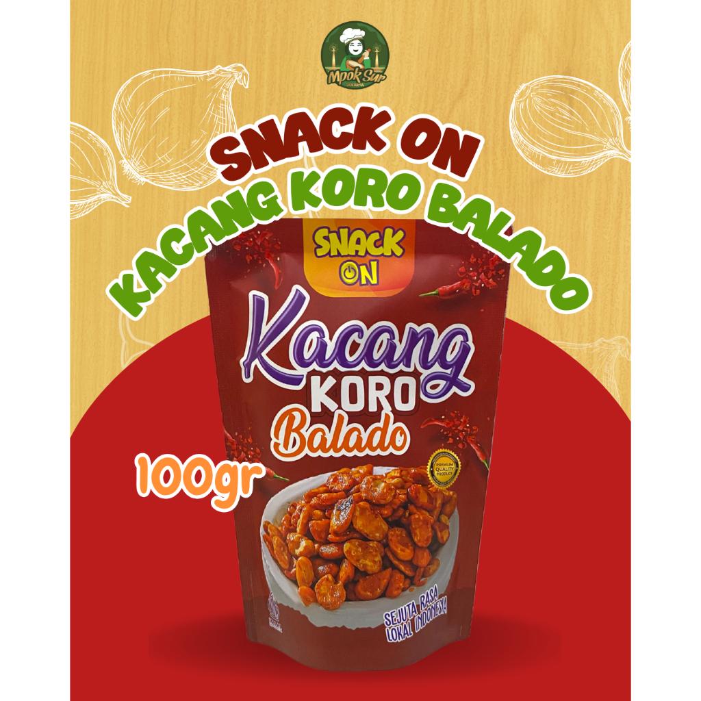 

Snack On Kacang Koro Balado Pedas Manis