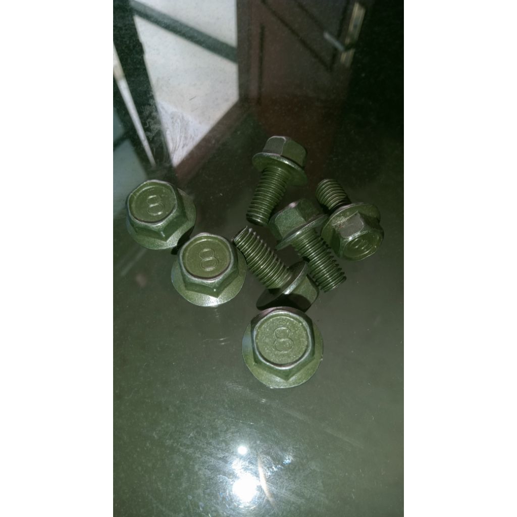 baut baud bolt flange cover dinamo stater & barstep depan Yamaha Crypton Vega old Jupiter 2001-2006 