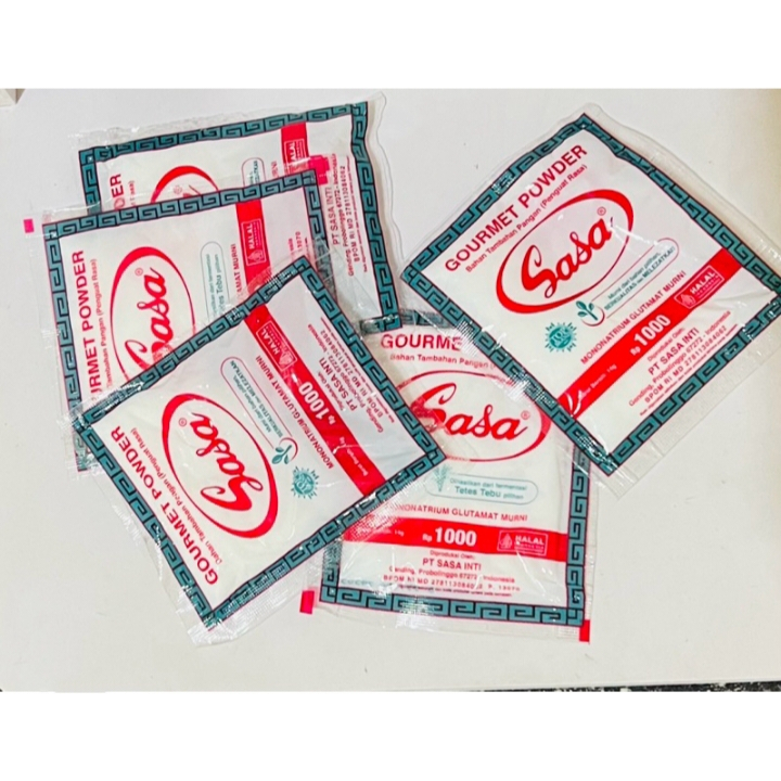 

Penyedap rasa sasa 14 gr x 1 pk isi 20 pcs - 1000 s