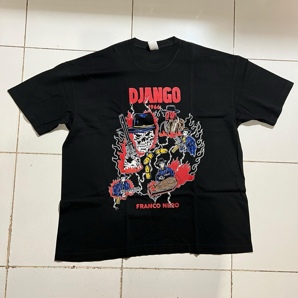 Warren Lotas Django black tee kaos original