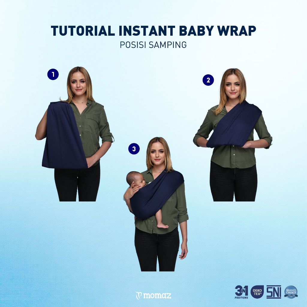 Momaz Gendongan M shape - Gendongan Bayi - Gendongan Bayi Newborn