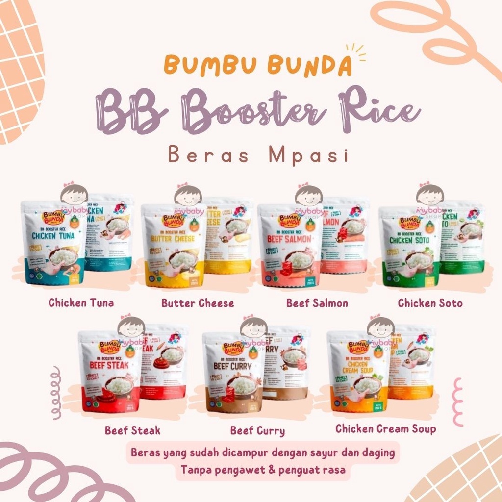 Bumbu Bunda Elia BB Booster Rice Beras BB Booster MPASI / Bumbu Bunda Elia By Elia