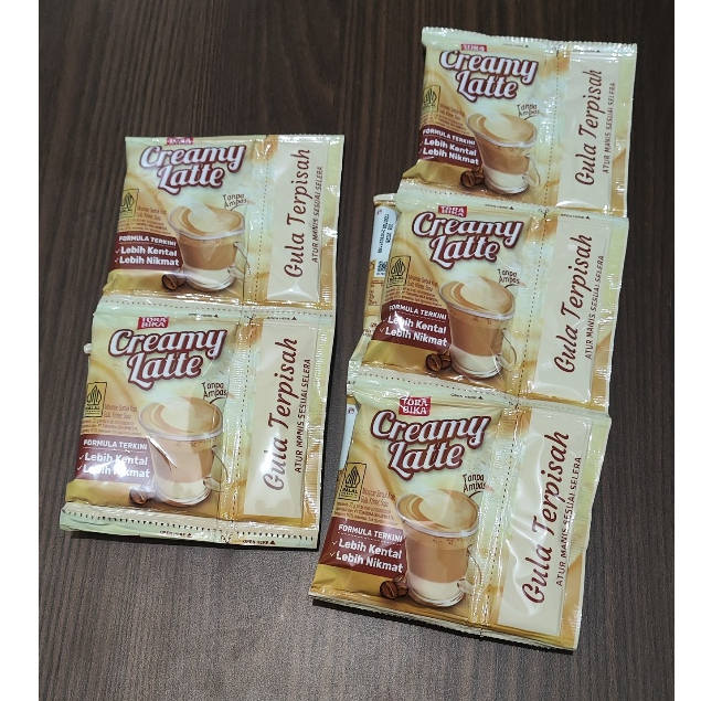 

Torabika Creamy Latte Gula Terpisah - Kopi Creamy Latte