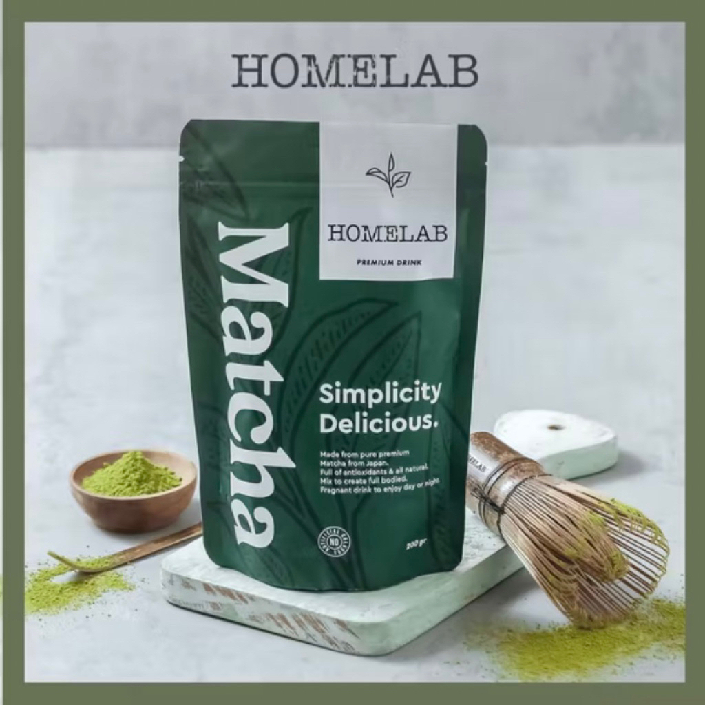 

BUBUK MINUM MATCHA POWDER HOMELAB 200gr