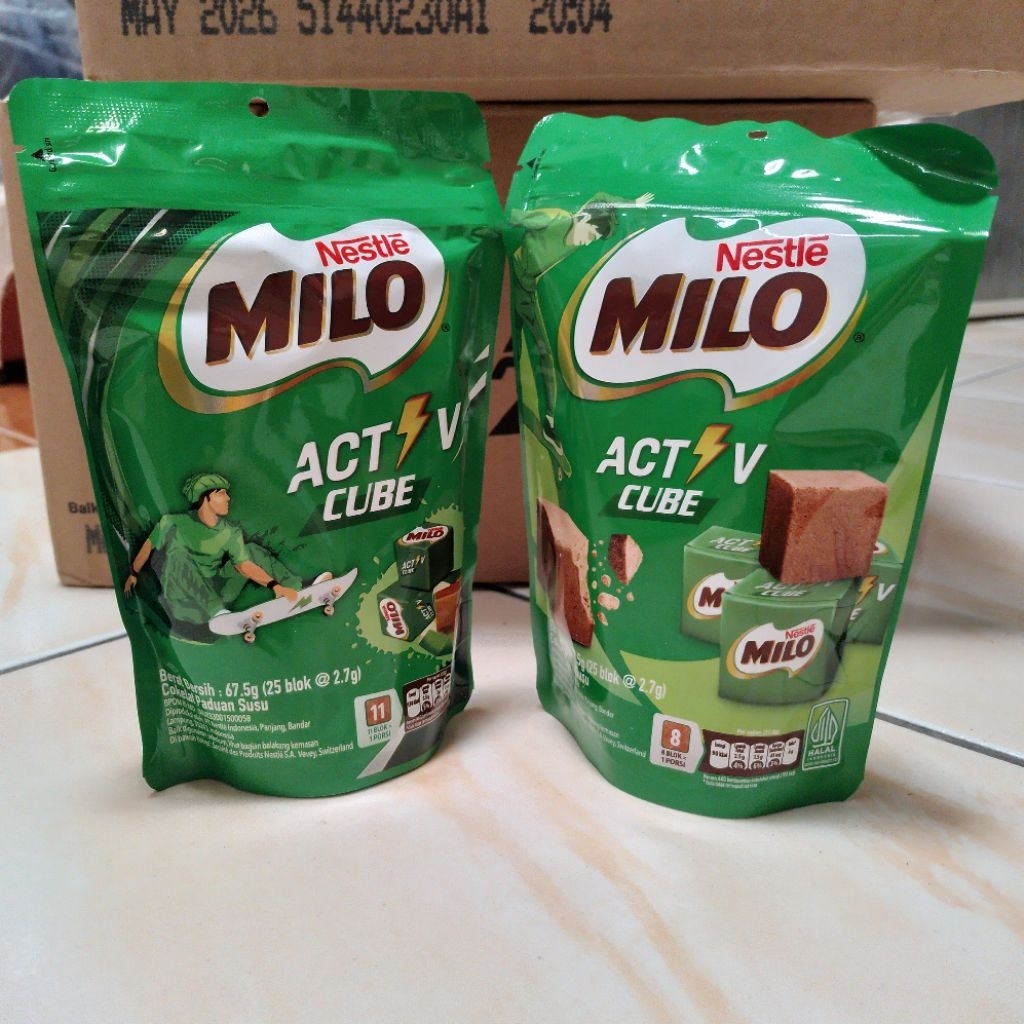 

Milo activ CUBE 25 PCS