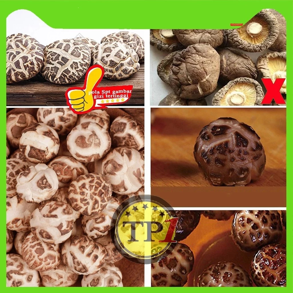 

Jamur Shitake Hioko SU Brand Fragrant Mushroom Premium BESAR 50g~100g