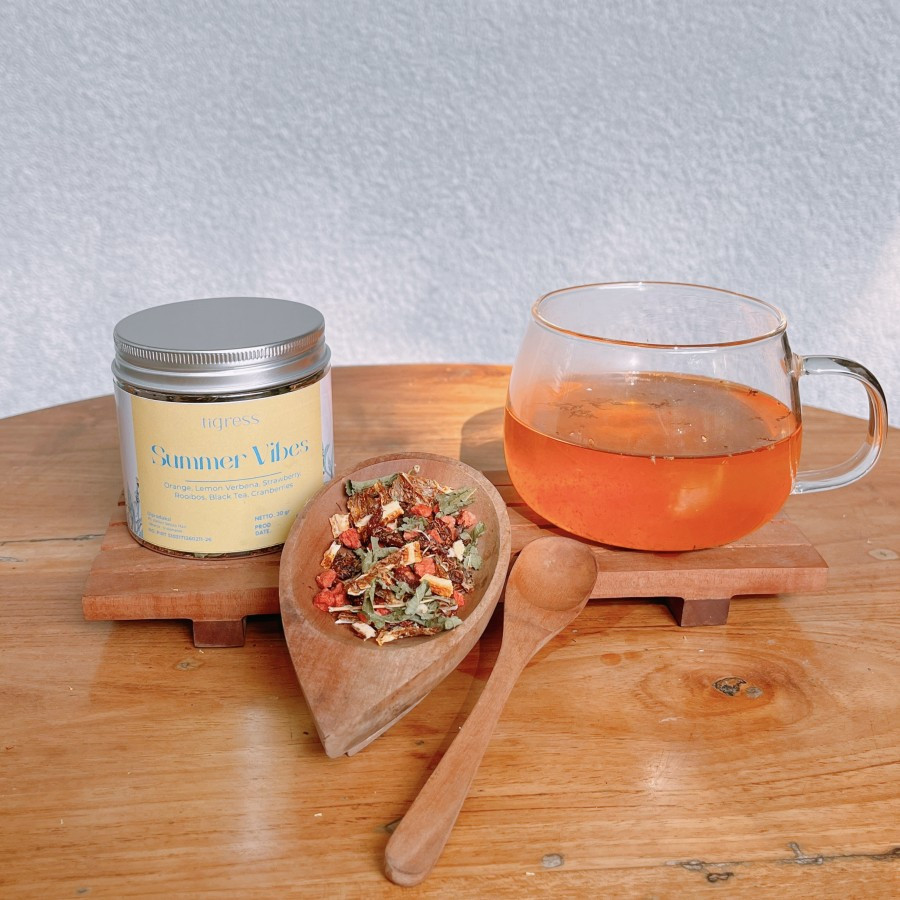 

Summer Vibes Tea / Black Tea Blend / Tigress sachet dan tea bags
