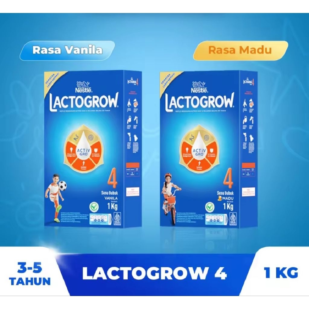 

LACTOGROW 4 VANILA / MADU 1KG