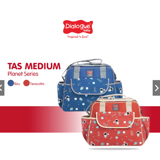 Dialogue Baby Tas Bayi Medium Planet Series DGT7252