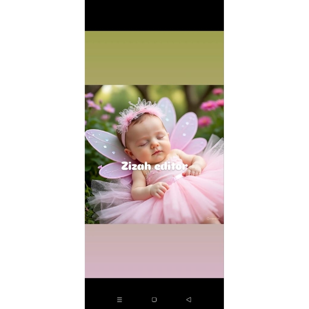 EDIT FOTO BAYI PEREMPUAN TANPA CETAK HANYA KIRIM FILE