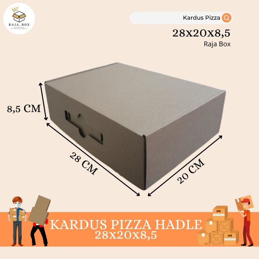 

Kardus Pizza Handle 28x20x8,5 Kardus Handle
