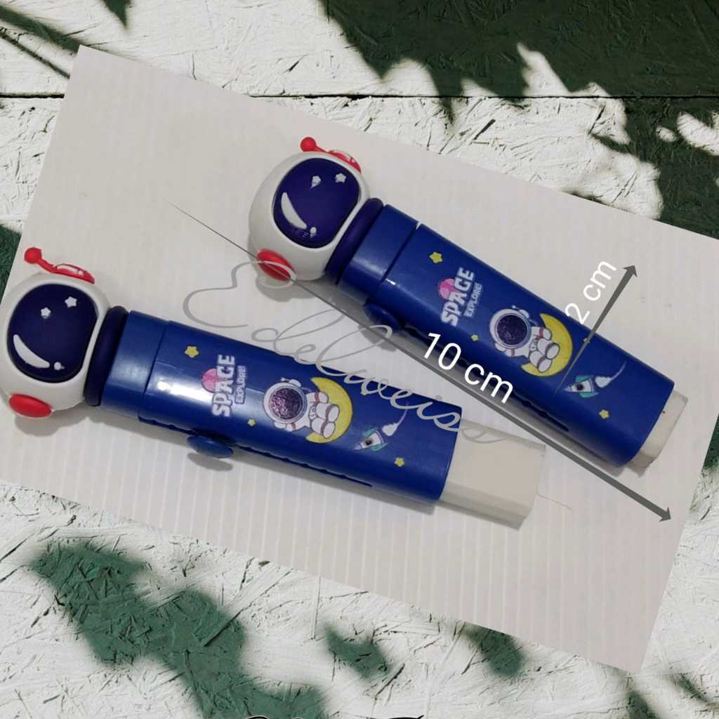 

Penghapus Pensil Otomatis Mekanik XP3172 / Hapusan Lucu Sliding Mechanic Cute Eraser Motif Karakter Busa Lucu.
